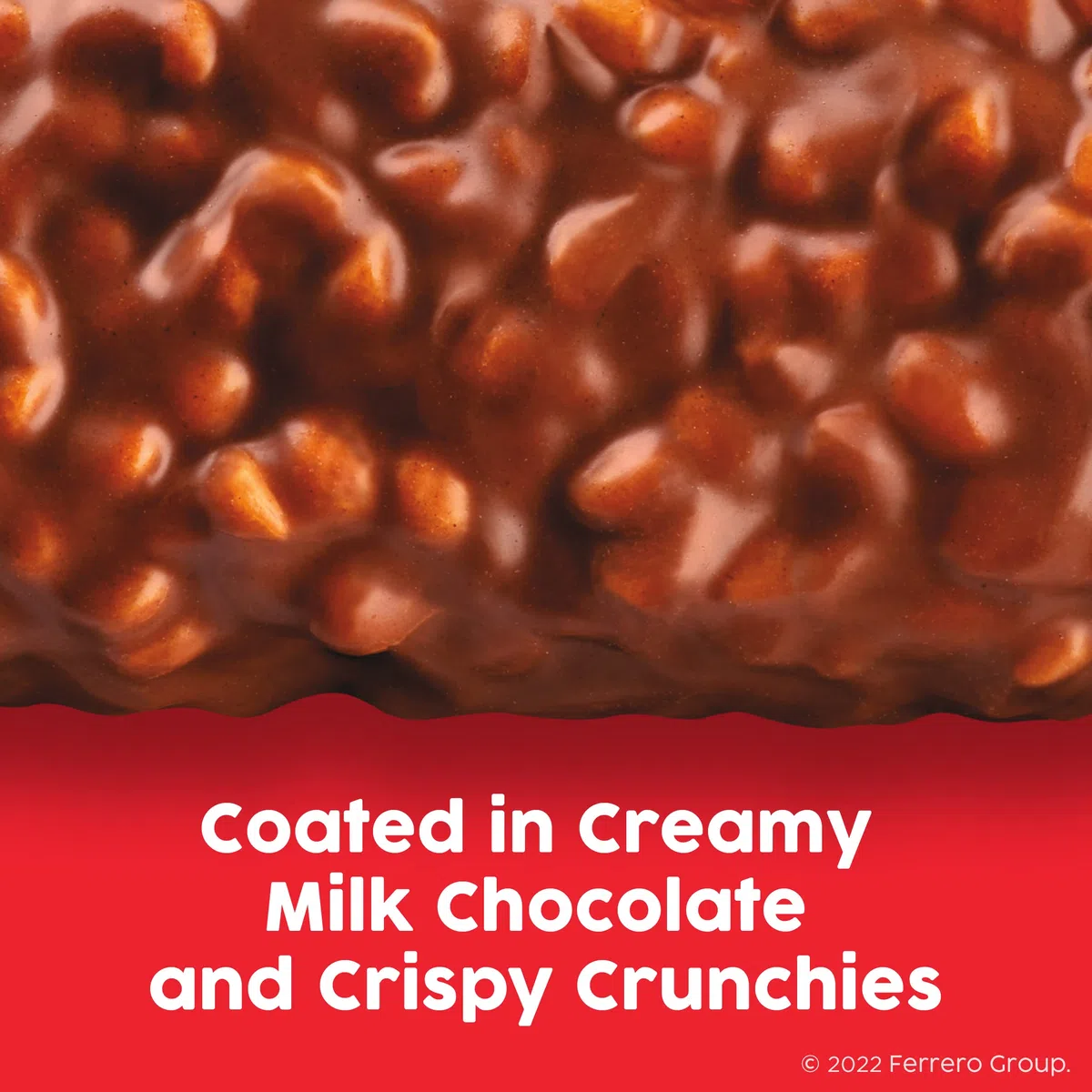100 Grand Lot de 24 barres de chocolat au lait croustillantes avec caramel emballées individuellement, 62,4 g