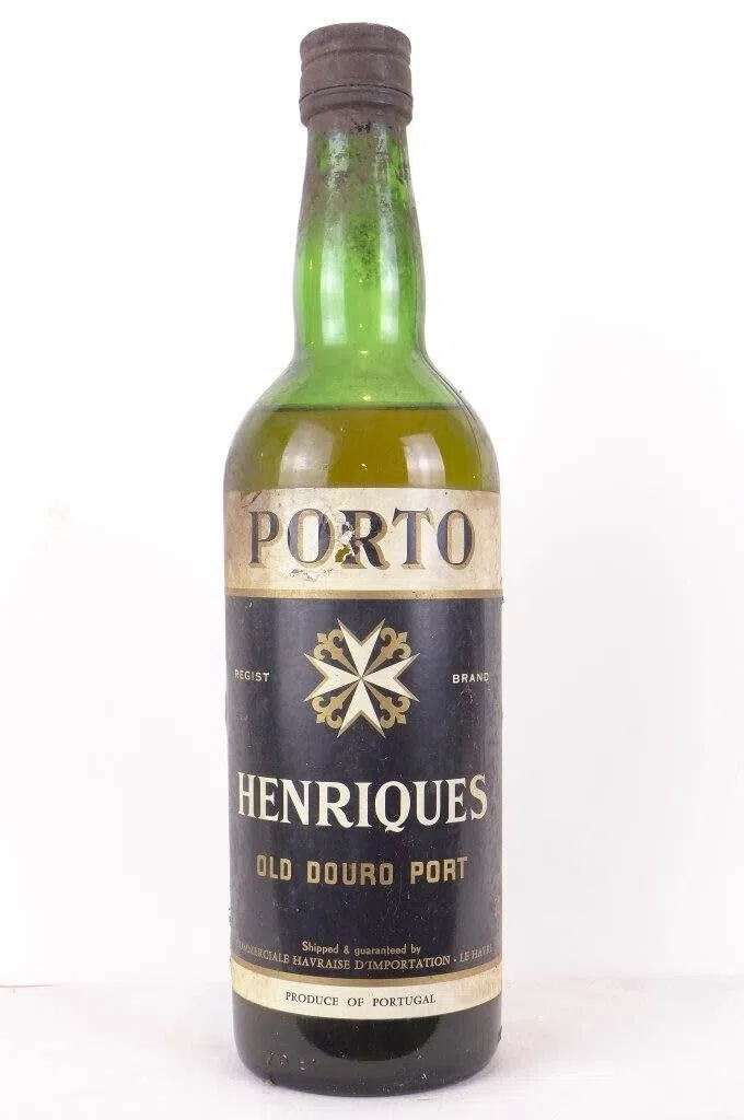porto henriques old douro port (non millésimé années 1960 à 1970) VD blanc années 60 - douro Portugal
