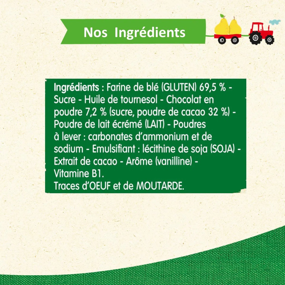 Blédina Mes Premiers Biscuits Chocolatés, paquet de 6 (L'emballage peut varier)