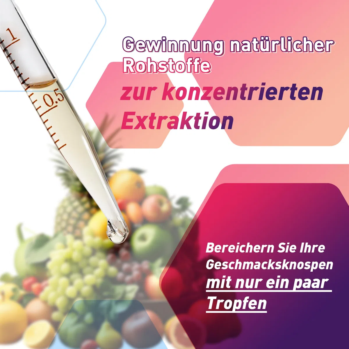 FURUN Concentré d'arômes 5 x 10 ml - Arôme alimentaire hautement dosé - Mélange facile - Pour la cuisson au four, dans les aliments et les boissons