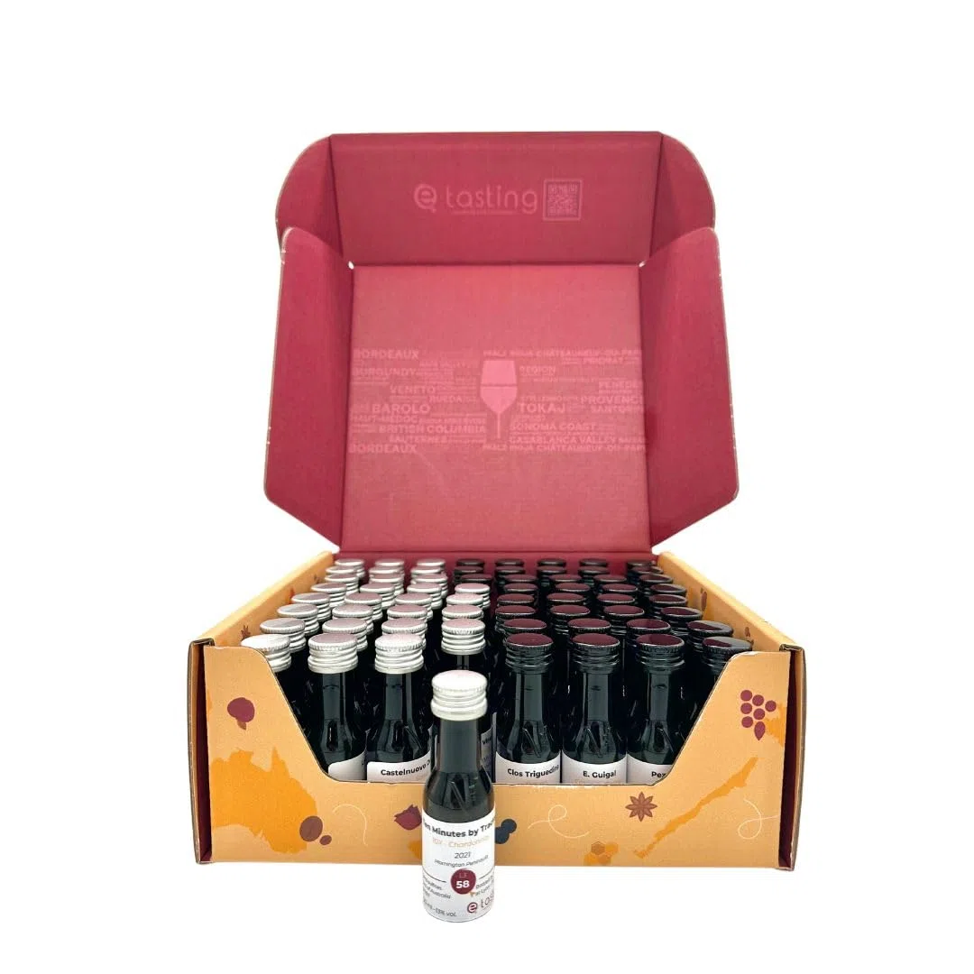 Coffret dégustation Vin WSET Niveau 3 - Rouge/Blanc/Rosé - 64x20ml