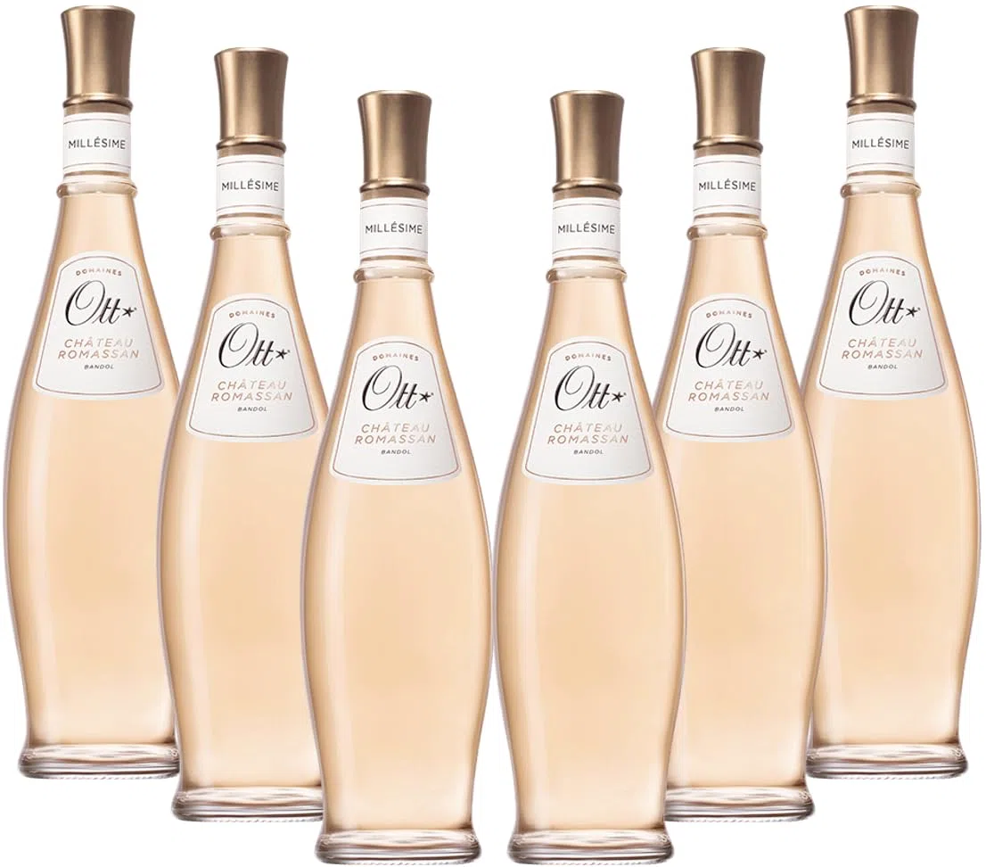 Château Romassan Rosé 2025 - Bandol - Lot de 6 bouteilles de 75 cl