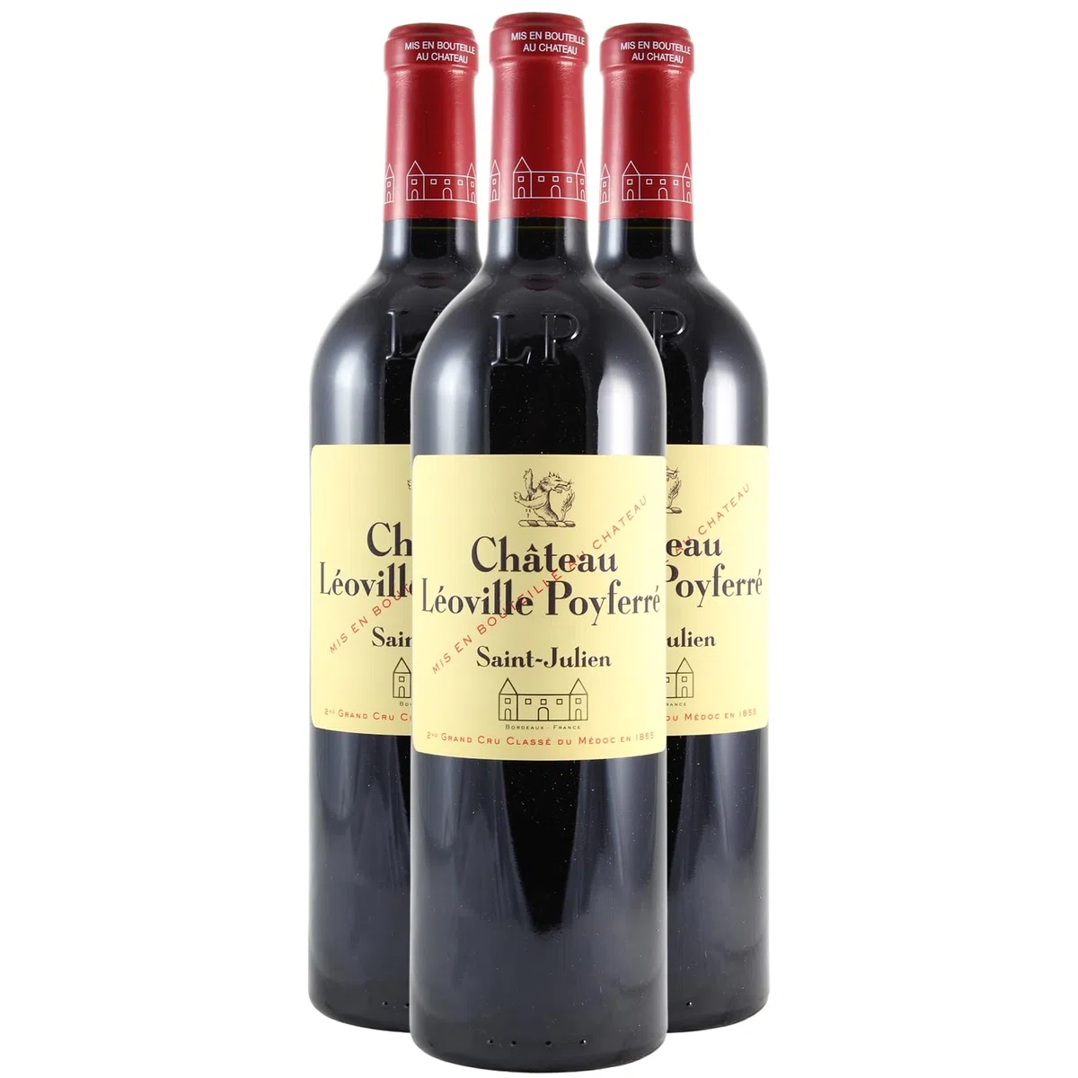 Château Léoville Poyferré - Rouge 2020 - Saint-Julien - Vin Rouge de Bordeaux (3x75cl)