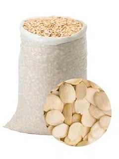 Moitiés d'Amandes Communes - Brisures Naturelles pour Mueslis et Nougats - Sac de 25kg