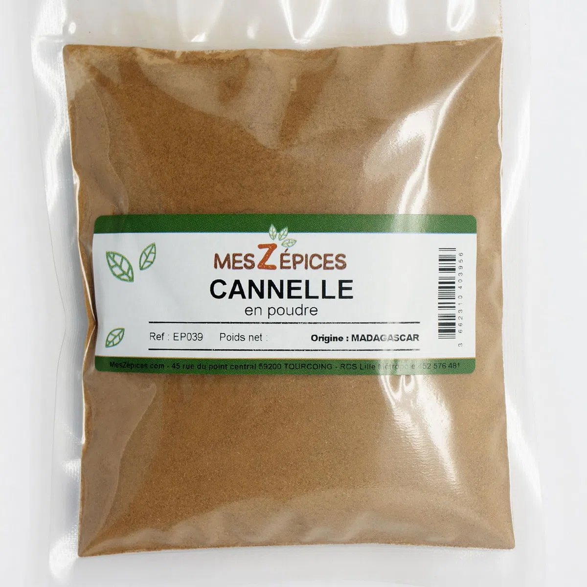 Cannelle de Madagascar en poudre - Sachet de 5 kg