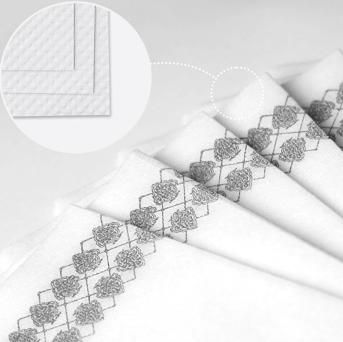 Lot de 200 serviettes de bain jetables, toucher lin, douces et absorbantes pour cuisine, salle de bain, fête, mariage (30,5 x 43,2 cm, argenté)