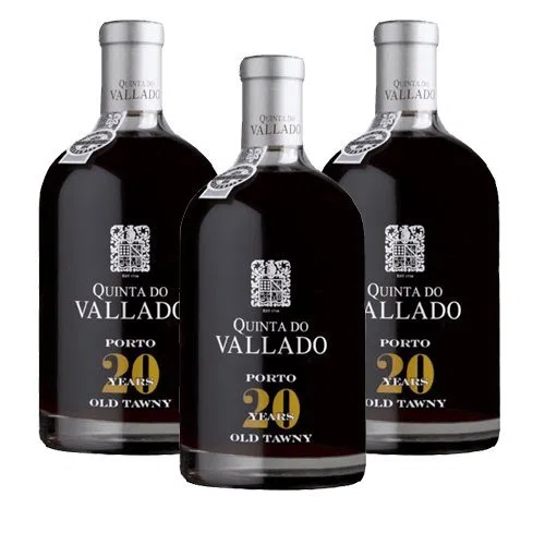 Vin de Porto Quinta do Vallado 20 Years 500ml - Vin Fortifié - Lot de 3