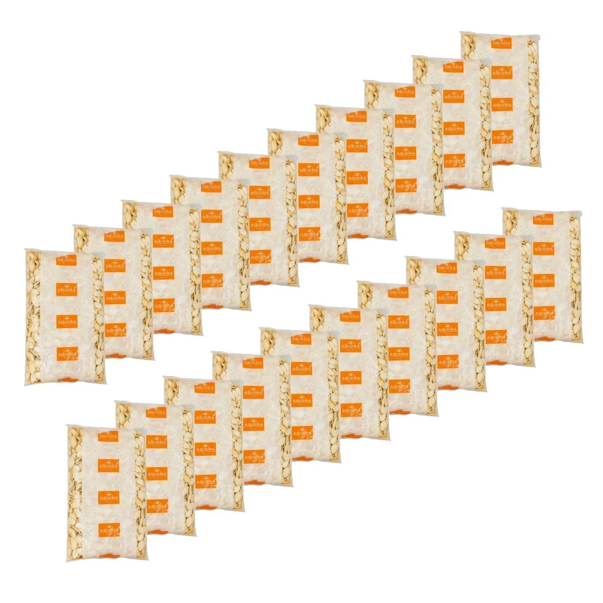 Lot 20x Graines de courge grillées salées - Agidra - paquet 500g