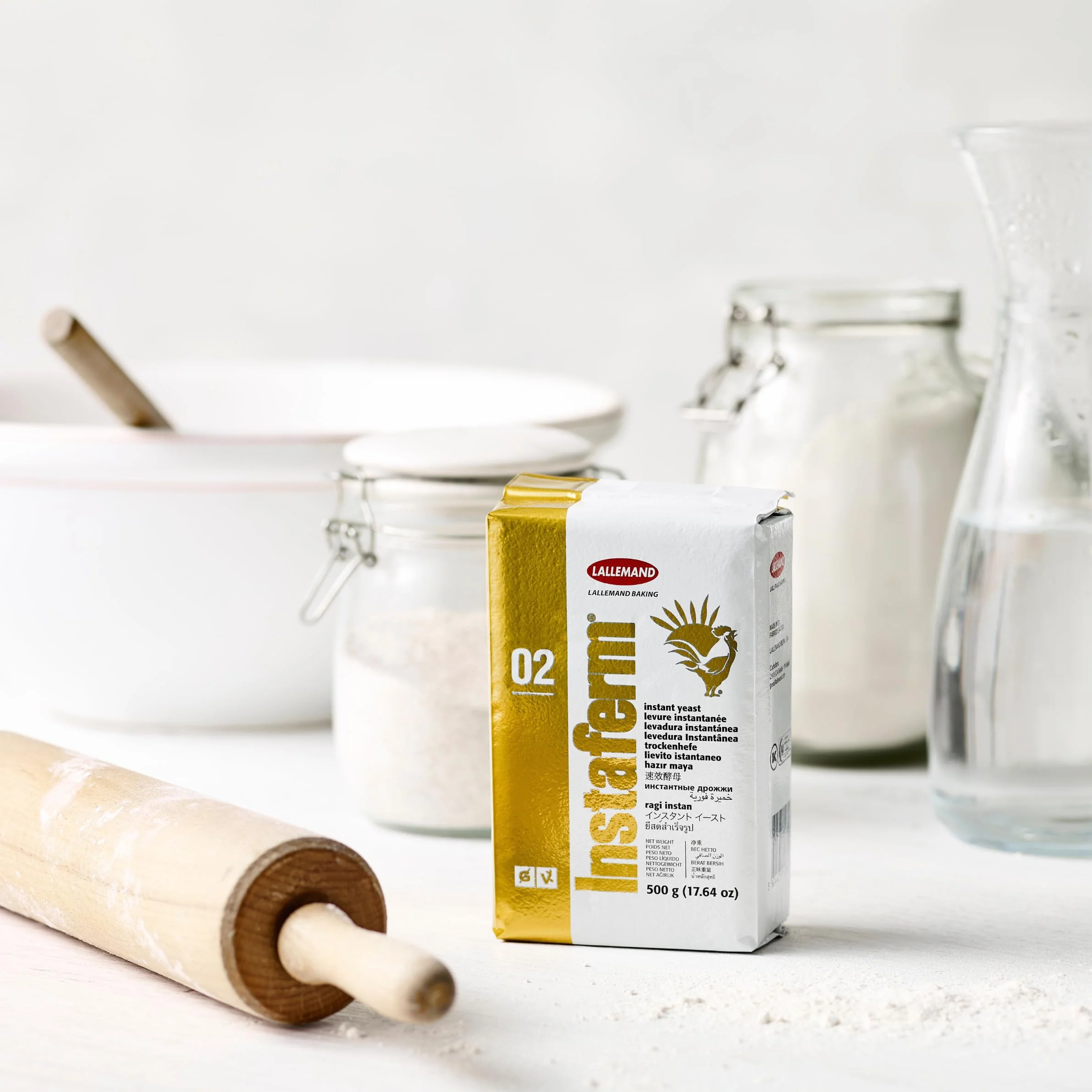 Lallemand Levure sèche de boulanger pour pâtes sucrées (500g) Sans gluten - Vegan - Kasher & Halal