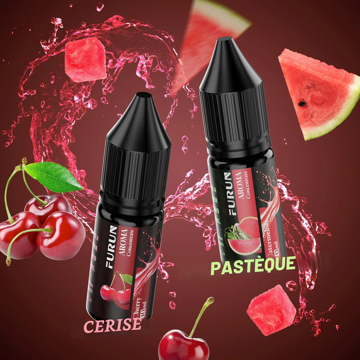 FURUN Concentré d'arômes 5 x 10 ml - Arôme alimentaire hautement dosé - Mélange facile - Pour la cuisson au four, dans les aliments et les boissons