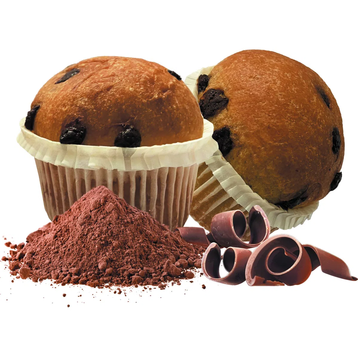 8 MUFFINS protéinés avec pépites de CHOCOLAT de 50g | 24% de protéines, sans sucre | Phase 1