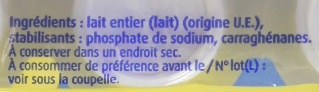 Régilait Lait Concentré Non Sucré Maxi Coupelles 140 g - Lot de 10(10 paquets de 10)