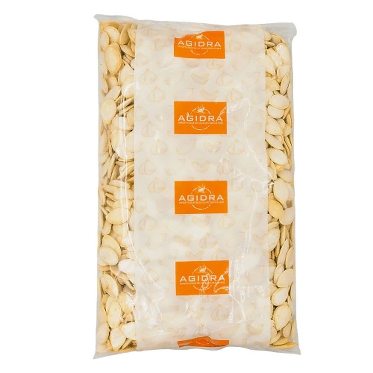 Lot 40x Graines de courge grillées salées - Agidra - paquet 500g
