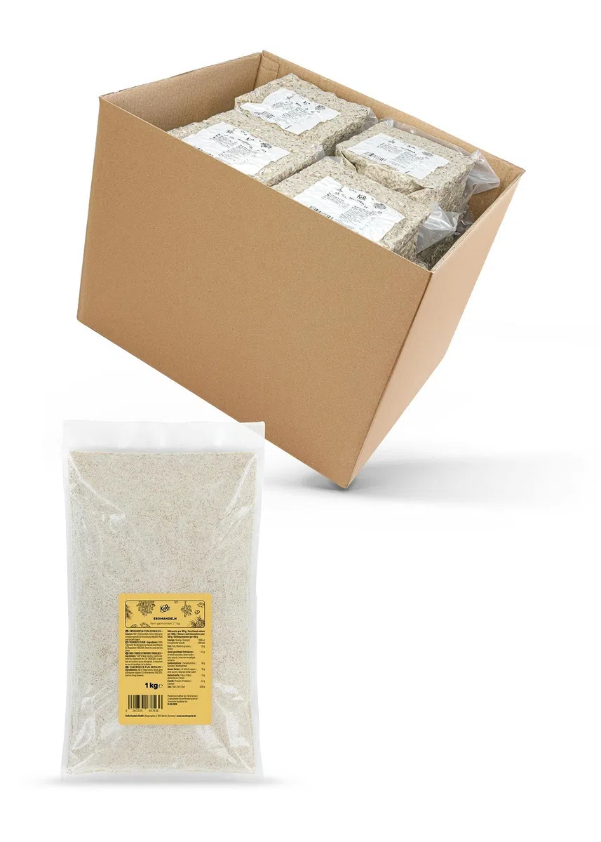 KoRo - Noix tigrées finement moulues 18 x 1 kg