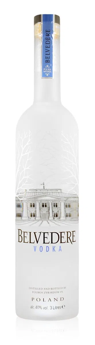 Belvedere Vodka 3,0L (40% Vol.) + Eclairage LED