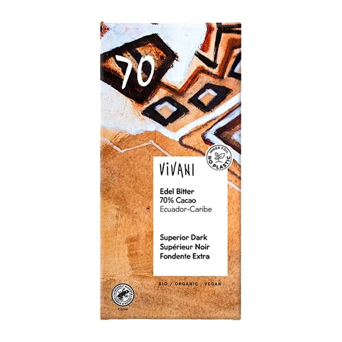 Vivani - Chocolat Noir Supérieur, 70% de Cacao*