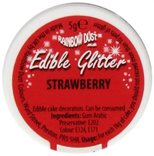 Rainbow Dust - Paillettes Alimentaires Rainbow Dust - Strawberry
