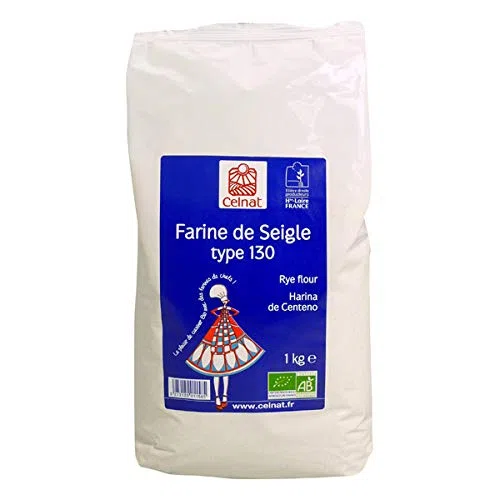 CELNAT - Farine De Seigle T130 Bio 3 Kg
