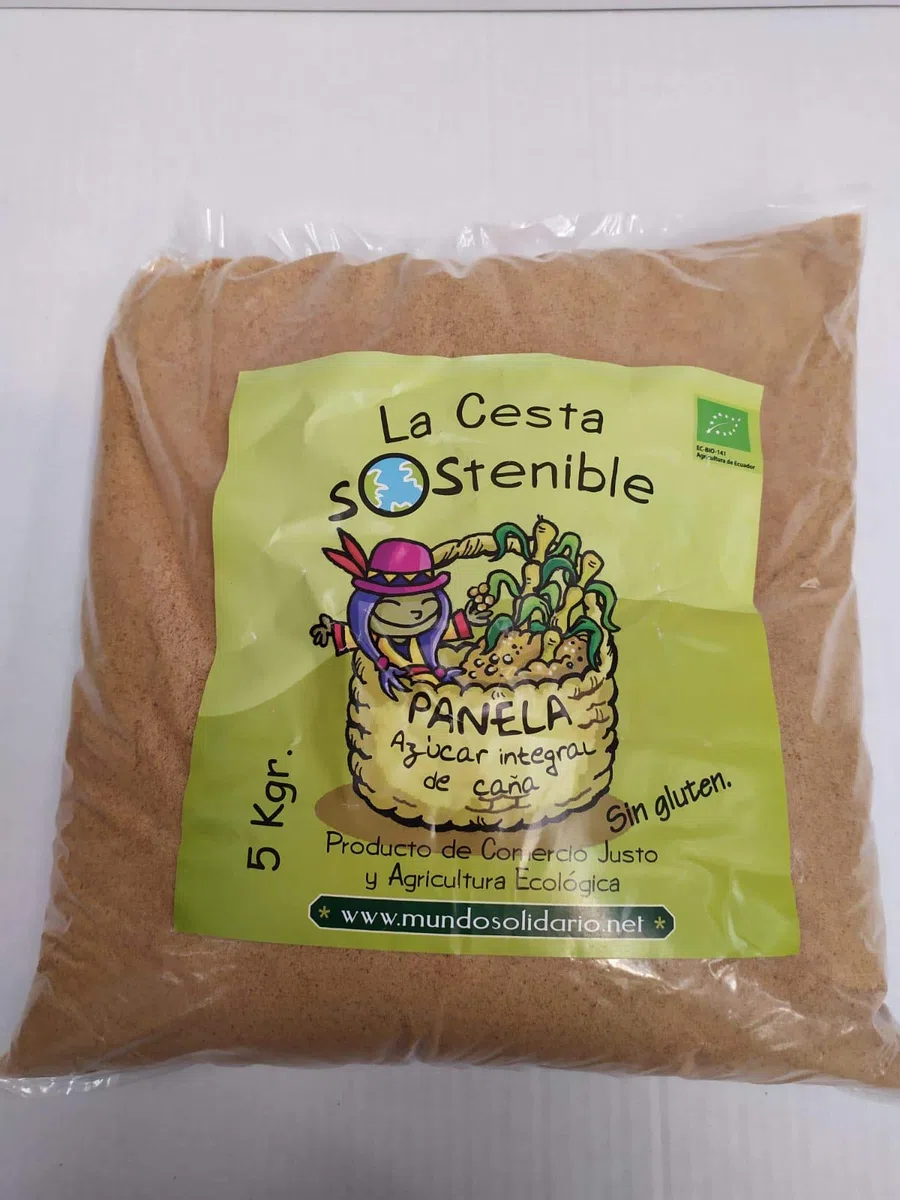 PANELE PANIER DURABLE BIO DE COMMERCE JUSTO 2 UNITÉS DE 5 KGS.