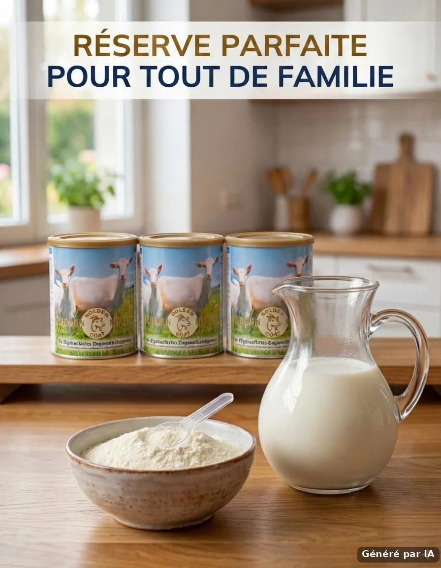 Golden Goat Lait de Chèvre en Poudre 12x 400g – Nouvelle-Zélande