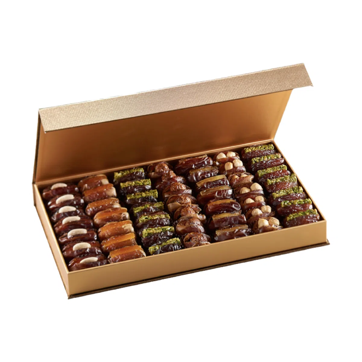 Bateel Coffret Cadeau Midas Dattes Premium Collection Signature (Rectangle (large), Premium Filled Date)